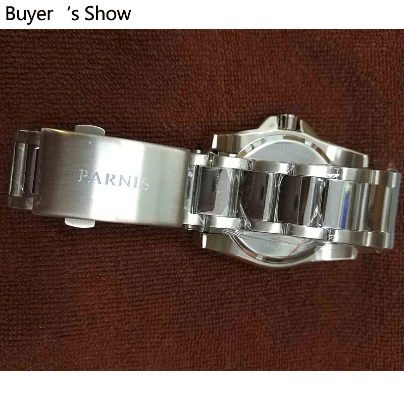 Parnis Automatic Mechanical Diver Men Watch Waterproof 200m Metal Men's Watches Sapphire Glass relojes para automaticos 2026 Man