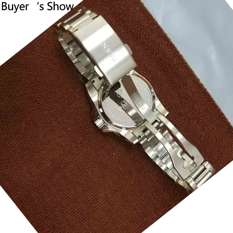 Parnis Automatic Mechanical Diver Men Watch Waterproof 200m Metal Men's Watches Sapphire Glass relojes para automaticos 2026 Man