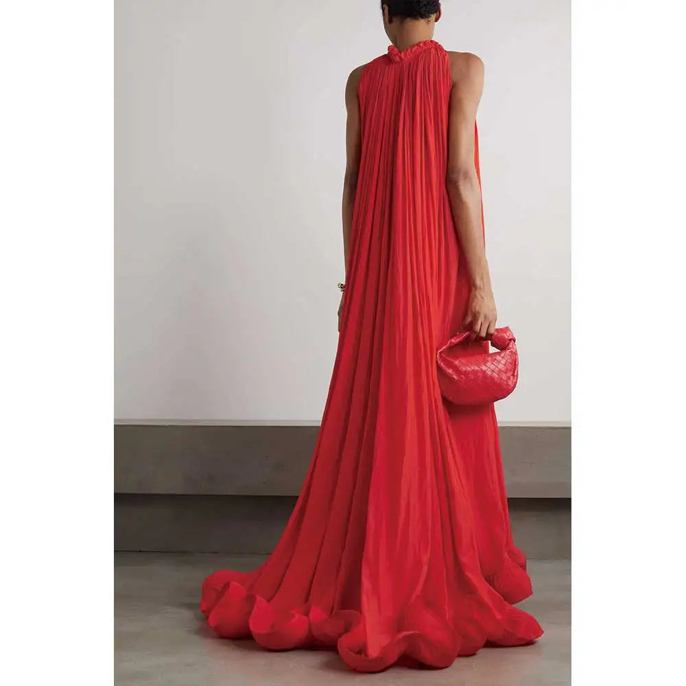 Dubai Arabian Luxury Nude A Evening Dress Cloak Sleeve Dress Ladies Wedding Party 2024