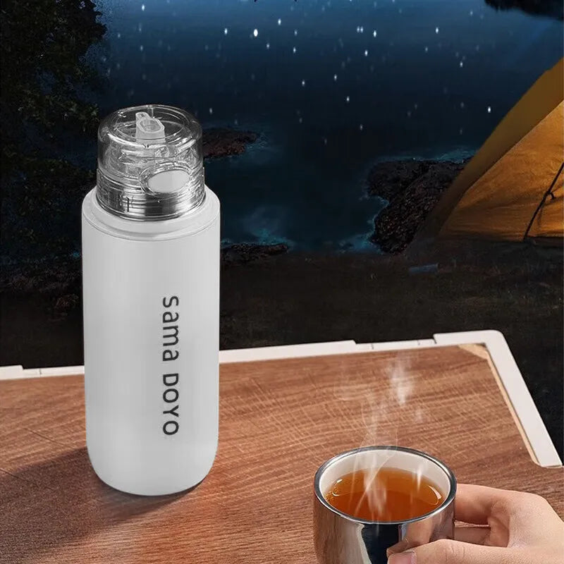 Magnetic cup braised tea cup with tea separation bubble tea cup old white tea braised cup thermal insulation