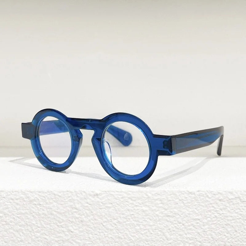 THE O Mille84 Belgium Brand Round Acetate Luxury Brand Men's Eyeglasses Frame Women Optical Eyewear Acetate Outdoor Shades
